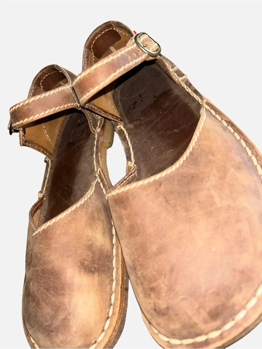 Duckfeet ‘Mols’ Leather Mary Jane Shoes Cocoa EU 45 US Men's 11.5 / 12. Unisex